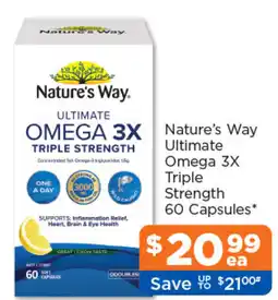 Good Price Pharmacy Nature's Way Ultimate Omega 3X Triple Strength offer