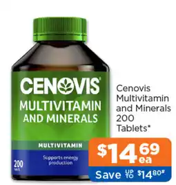 Good Price Pharmacy Cenovis Multivitamin and Minerals offer