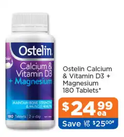 Good Price Pharmacy Ostelin Calcium & Vitamin D3 + Magnesium offer