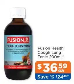 Good Price Pharmacy Fusion Health Cough Lung Tonic offer