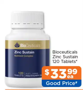Good Price Pharmacy BioCeuticals Zinc Sustain Nutrient Complex offer