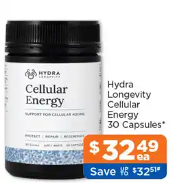 Good Price Pharmacy Hydra Longevity Cellular Energy offer
