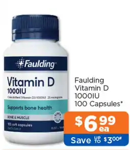 Good Price Pharmacy Faulding Vitamin D 1000IU offer