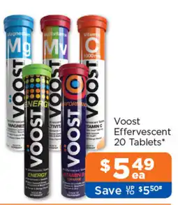 Good Price Pharmacy Voost Effervescent 20 Tablets offer