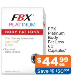Good Price Pharmacy FBX Platinum Body Fat Loss offer