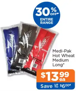 Good Price Pharmacy Medi-Pak Hot Wheat Medium Long offer