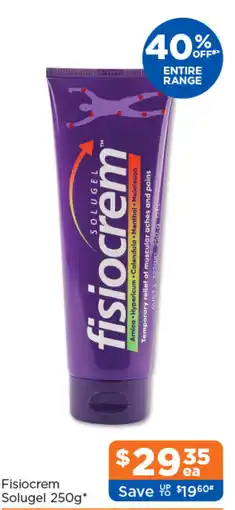 Good Price Pharmacy Fisiocrem Solugel offer