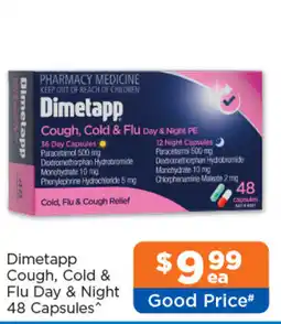 Good Price Pharmacy Dimetapp Cough, Cold & Flu Day & Night offer