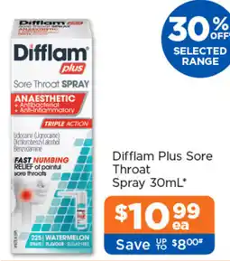 Good Price Pharmacy Difflam Plus Sore Throat Spray offer