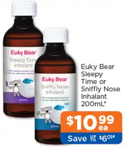 Good Price Pharmacy Euky Bear Sniffly Nose Inhalant offer