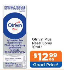 Good Price Pharmacy Otrivin Plus Nasal Spray offer