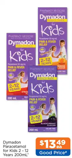 Good Price Pharmacy Dymadon Paracetamol for Kids offer