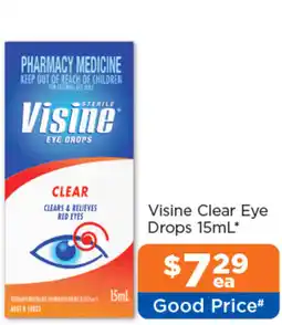 Good Price Pharmacy Visine Clear Eye Drops offer