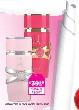 Good Price Pharmacy Lattafa Yara or Yara Candy 100mL EDP offer