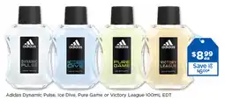 Good Price Pharmacy Adidas Dynamic Pulse, Ice Dive, Pure Game or Victory League EDT offer