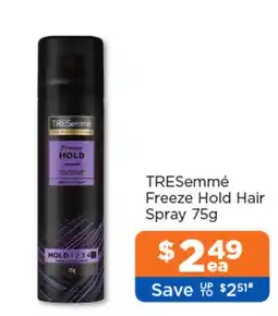Good Price Pharmacy TRESemmé Freeze Hold Hair Spray offer