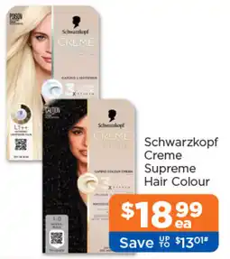 Good Price Pharmacy Schwarzkopf Creme Supreme Hair Colour offer