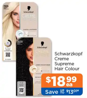 Schwarzkopf Creme Supreme Hair Colour