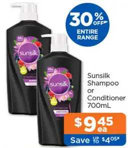 Good Price Pharmacy Sunsilk Shampoo or Conditioner offer
