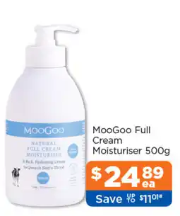 Good Price Pharmacy MooGoo Full Cream Moisturiser offer