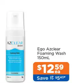 Good Price Pharmacy Ego Azclear Foaming Wash offer