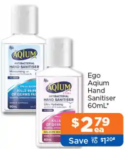 Good Price Pharmacy Ego Aqium Hand Sanitiser offer