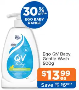 Good Price Pharmacy Ego QV Baby Gentle Wash offer