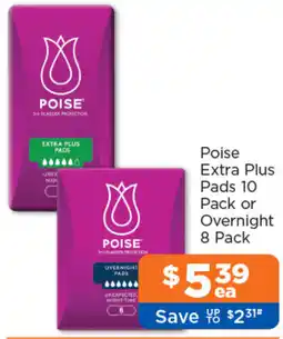 Good Price Pharmacy Poise Extra Plus Pads offer