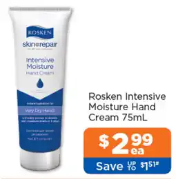 Good Price Pharmacy Rosken Intensive Moisture Hand Cream offer