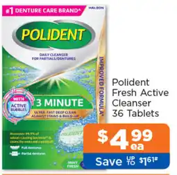 Good Price Pharmacy Polident Fresh Active Cleanser offer