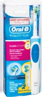 Coles Oral B Vitality Floss Action Electric Toothbrush 1 Pack offer