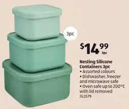 ALDI Nesting Silicone Containers offer