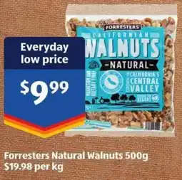 ALDI Forresters Natural Walnuts offer
