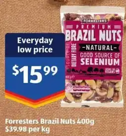 ALDI Forresters Brazil Nuts offer