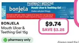 Priceline Bonjela mouth ulcer & teething gel offer