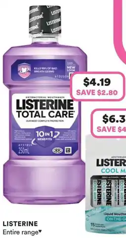 Priceline Listerine offer