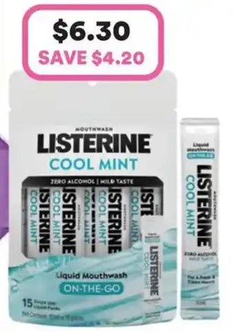 Priceline Listerine cool mint offer