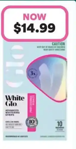 Priceline White glo advanced tening offer