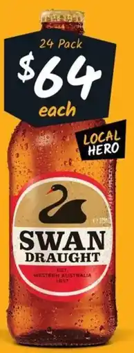 Cellarbrations Swan draught offer