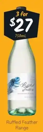 Cellarbrations Ruffled feather range offer