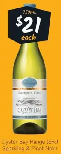 Cellarbrations Oyster bay range offer