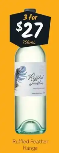 Cellarbrations Ruffled feather range offer