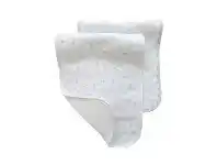 Baby Bunting 4Baby Burp Cloth - Grey Star - 2 Pack offer