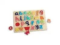 Baby Bunting ELC Wooden Puzzle Alphabet FSC offer