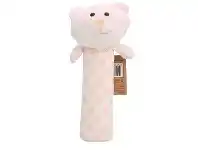 Baby Bunting 123 Grow Organix Squeakie Buddy Pink Assorted offer