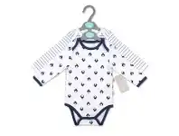 Baby Bunting Bilbi Penguin Bodysuit Long Sleeve 2 Pack Navy/White 00 NVY offer