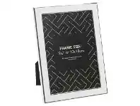Officeworks Lifestyle Brands Tivoli Frame 5 x 7" White/Silver offer