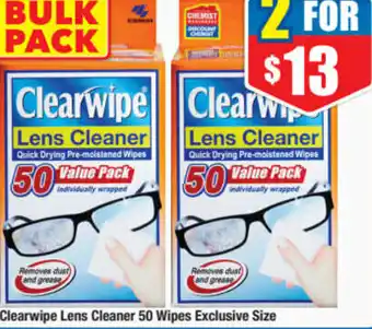 ePharmacy Clearwipe Lens Cleaner offer