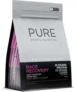 healthylife Pure sports nutrition performance + race recovery choc berry offer