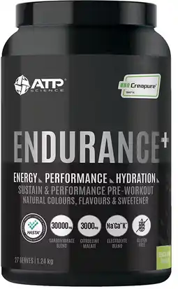healthylife ATP Science Endurance Plus Pre-Workout Powder Lemon Lime offer